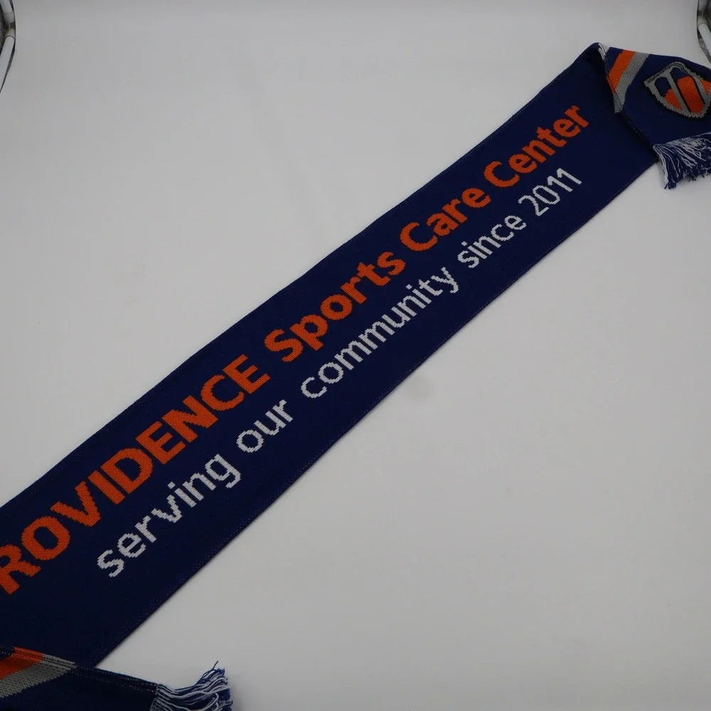 Ruffneck‎ Scarf Unisex One Size Blue Providence Sports Care Center 10 Year Knit